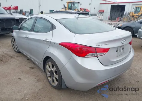 2013 Hyundai Elantra Limited z USA, uszkodzony, nr VIN KMHDH4AE8DU636428